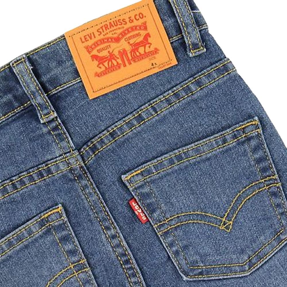 Jean Bleu Fille Levi's 9EC214 3