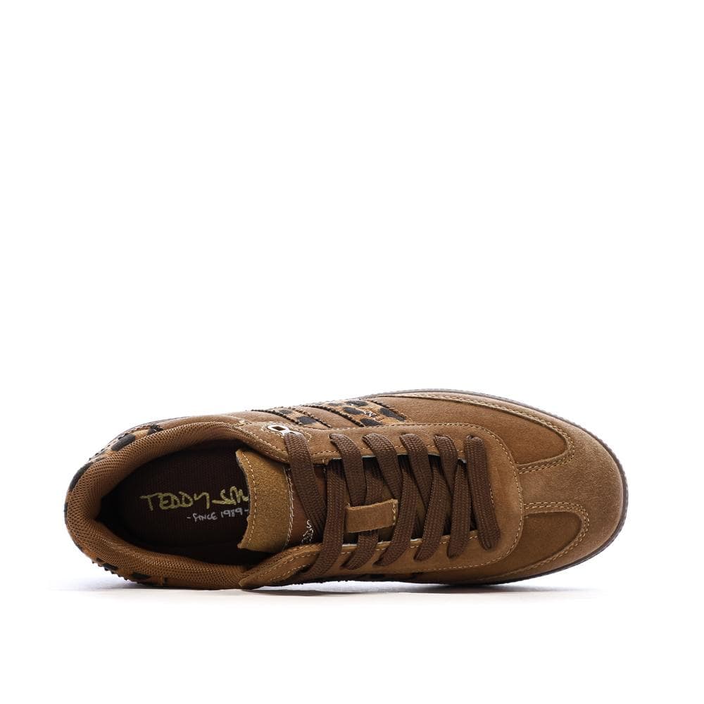 Baskets Marron/Léopard Femme Teddy Smith Baskets 120233 4