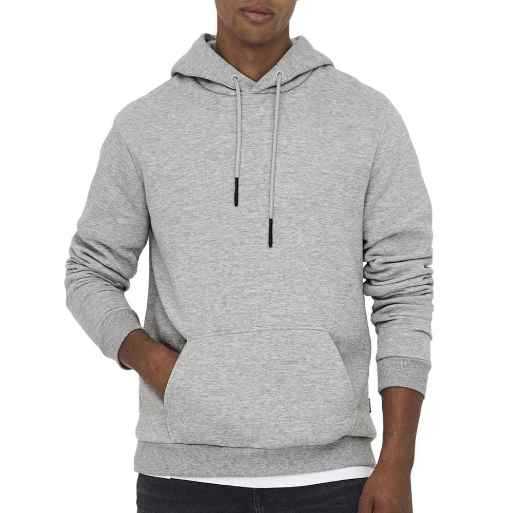 Sweat à Capuche Gris Homme Only & Sons Ceres 1