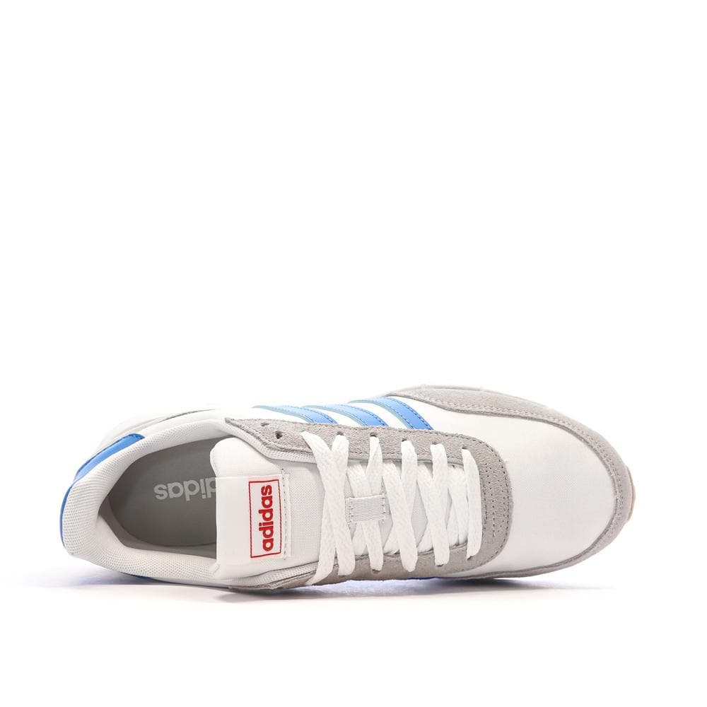 Baskets Blanches/Gris/Bleu Homme Adidas Run 60s 4