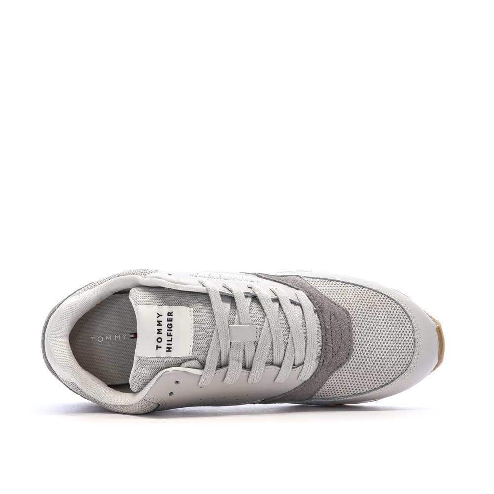 Baskets Gris Clair Homme Tommy Hilfiger New Runner Eva 4