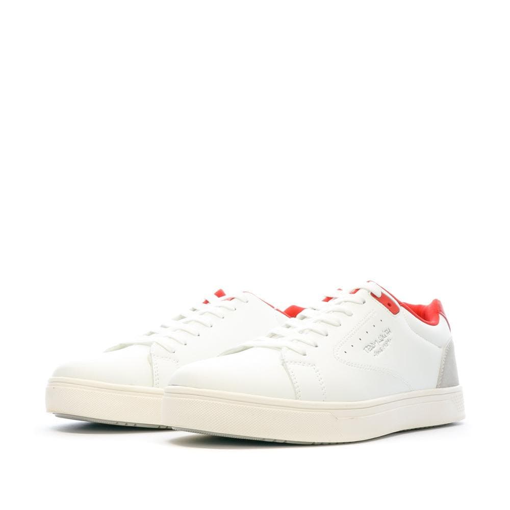 Baskets Blanches/Rouge Homme Teddy Smith 1642 6