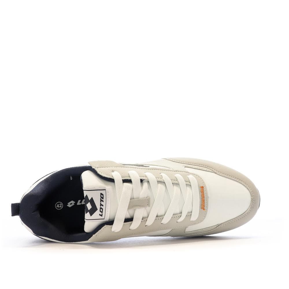 Baskets Blanc/Gris Homme Lotto Twenty 5 4