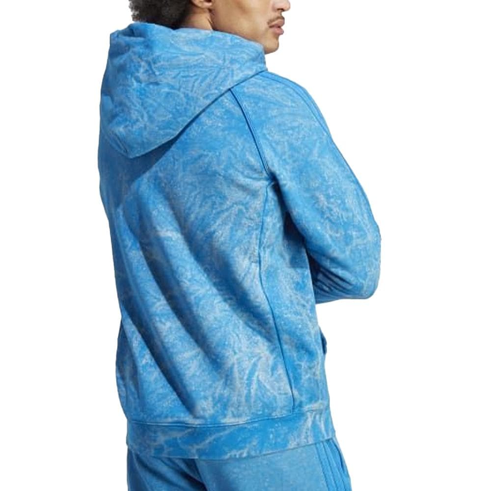 Sweat à Capuche Bleu Homme Adidas Washed Hoody 2