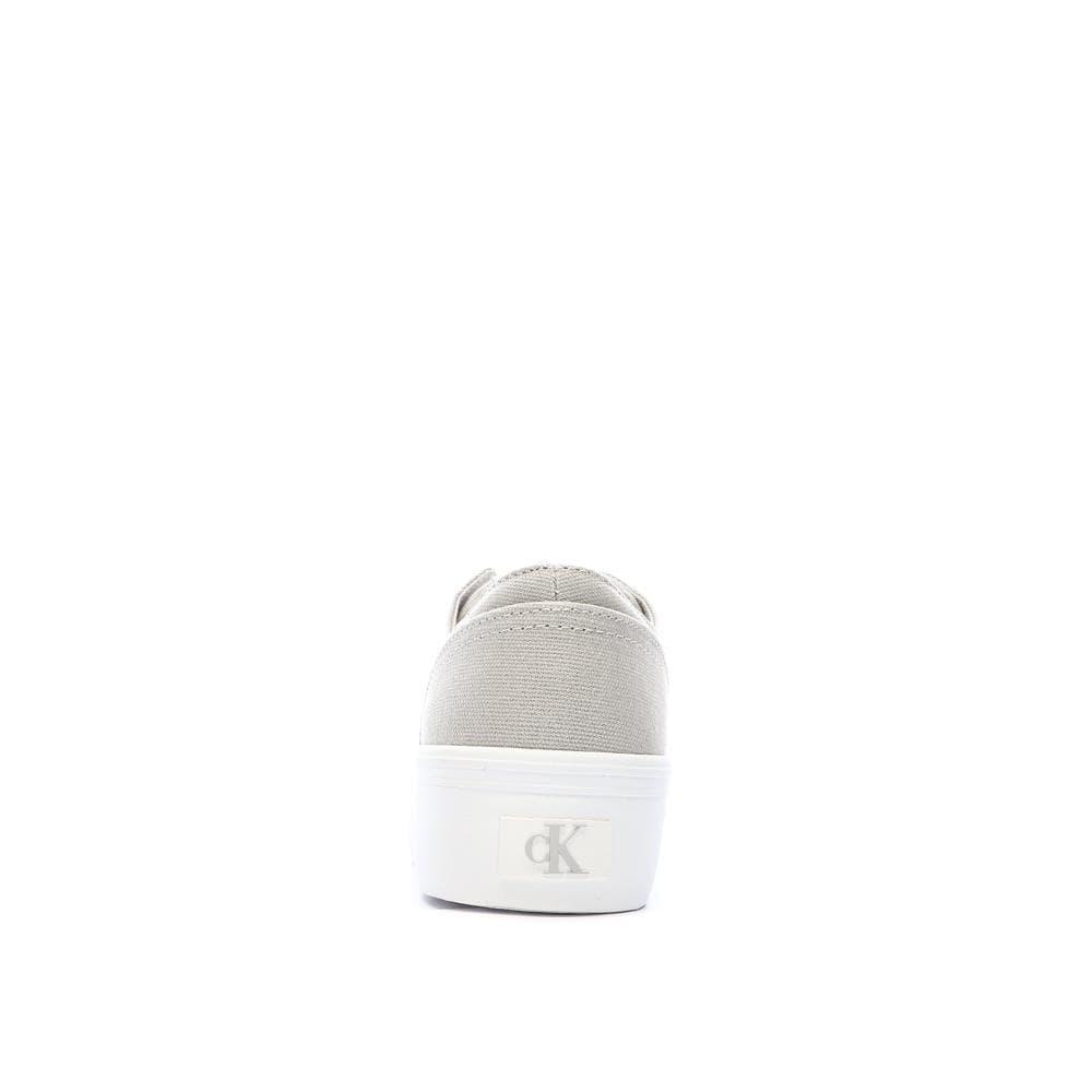 Baskets Beiges /Blanches Femme Calvin Klein Jeans Classic Cupsole Mg 3