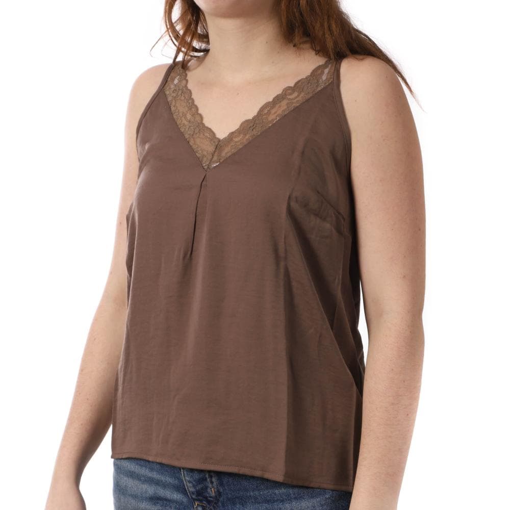 Débardeur Marron Femme Vila Vicava 1