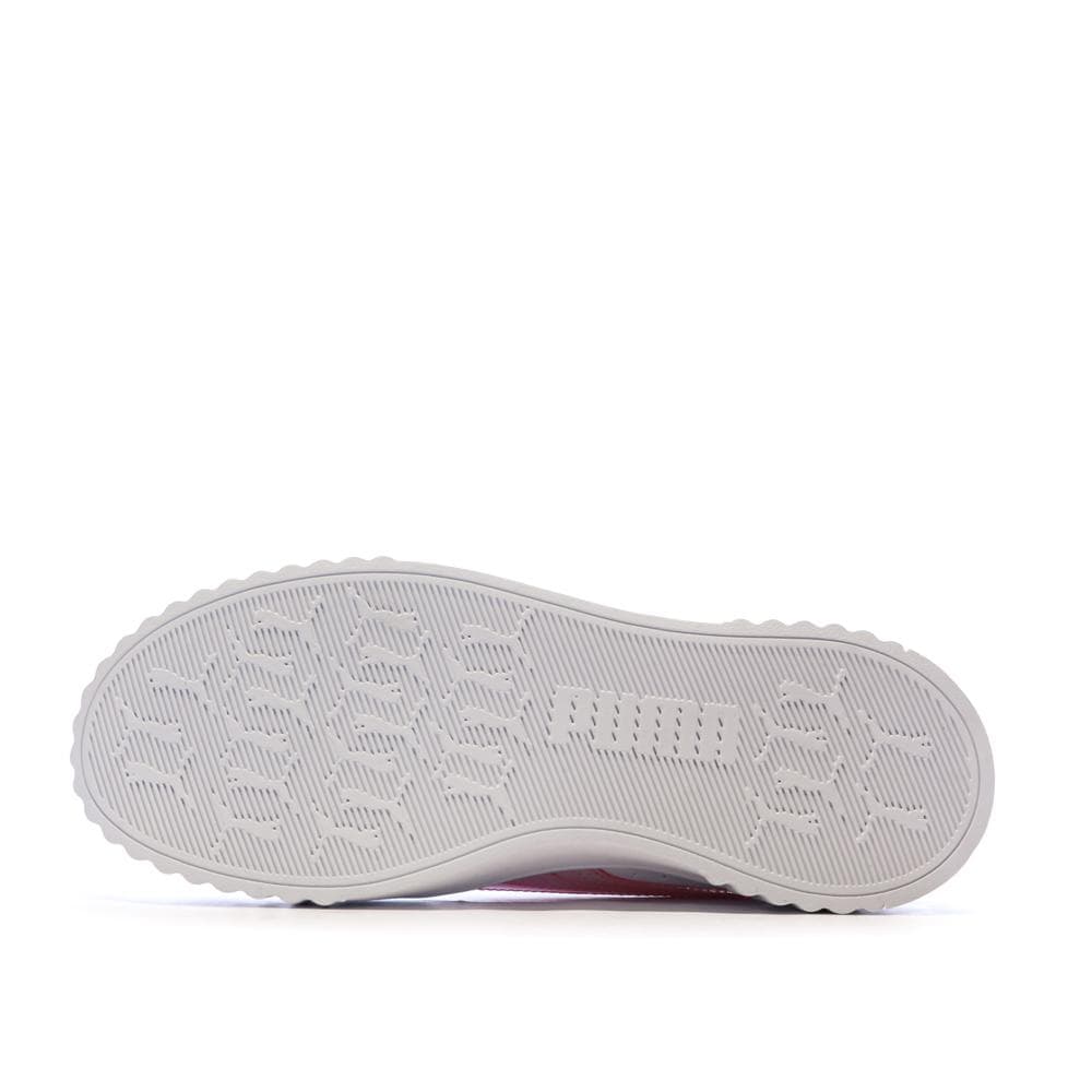 Baskets Blanc/Rose Femme Puma Carina 3.0 Blurry 5