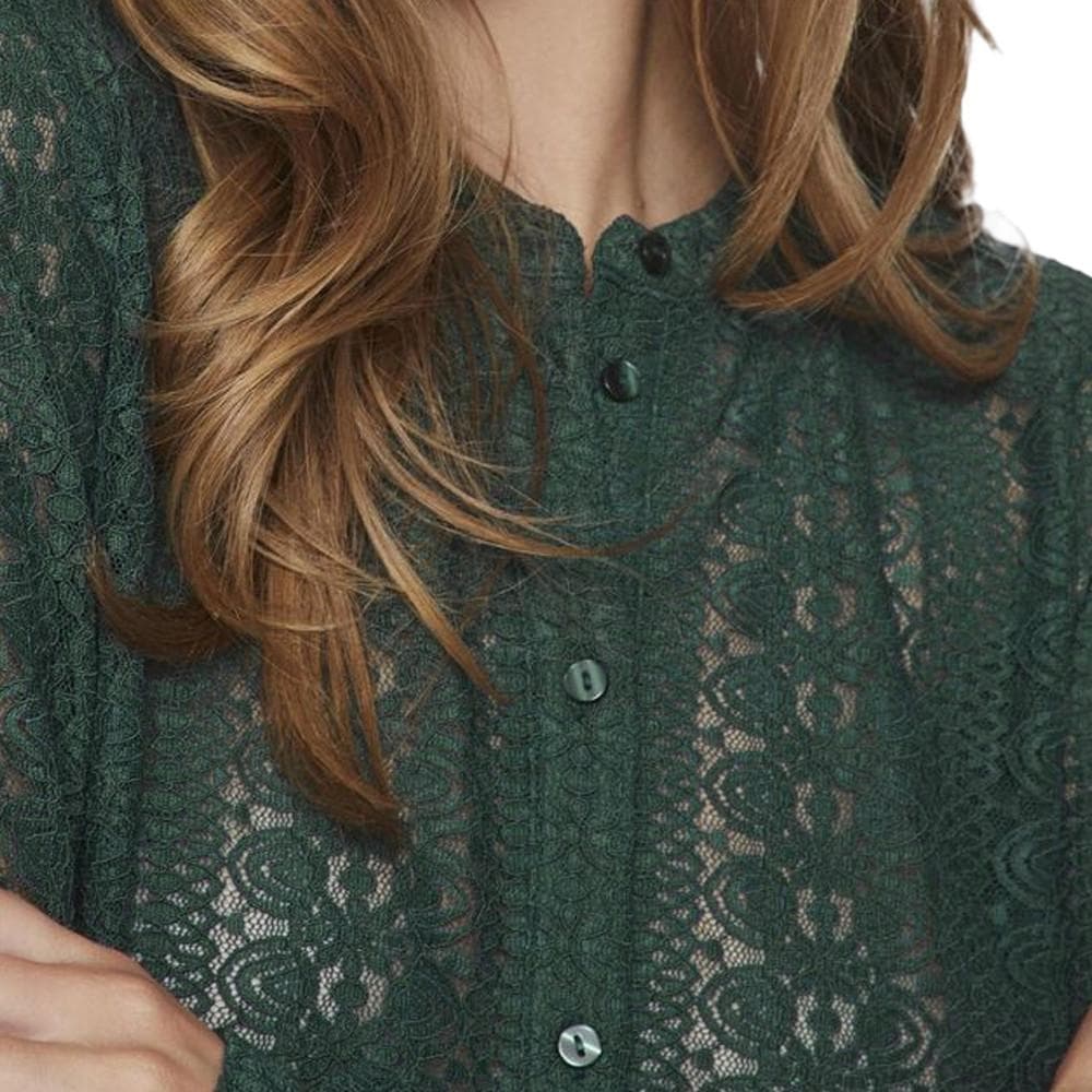 Blouse Verte Femme Vila Chikka 3
