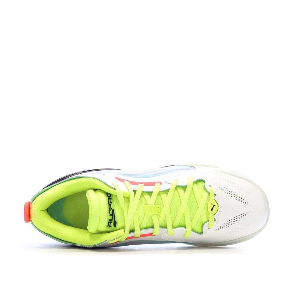 Chaussures de Basketball Blanc/Bleu Homme Puma All-pro Nitro Elite 4