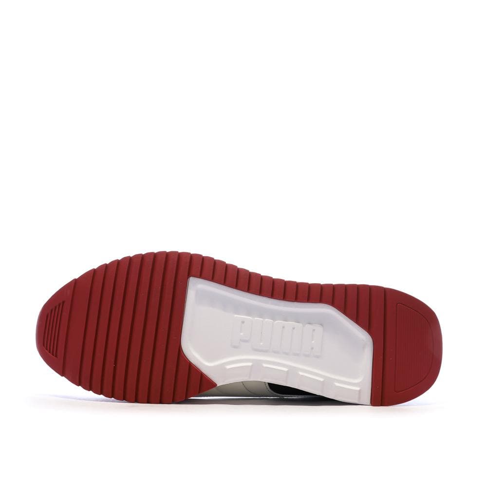 Baskets Blanches/Rouges Homme Puma R78 5