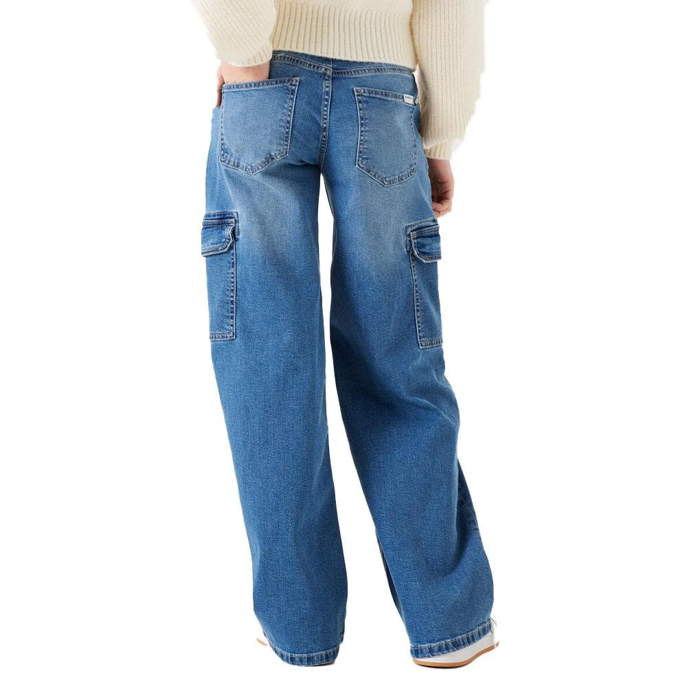 Jean Large Cargo Bleu Fille Garcia U42525 2