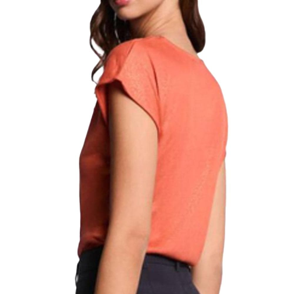T-shirt Orange Femme Morgan Fantaisie 241 DAGA 2