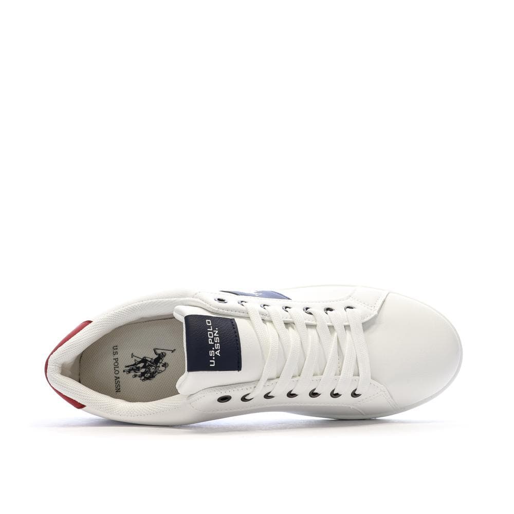 Baskets Blanches/Marines Homme US Polo ASSN Sneaker 4
