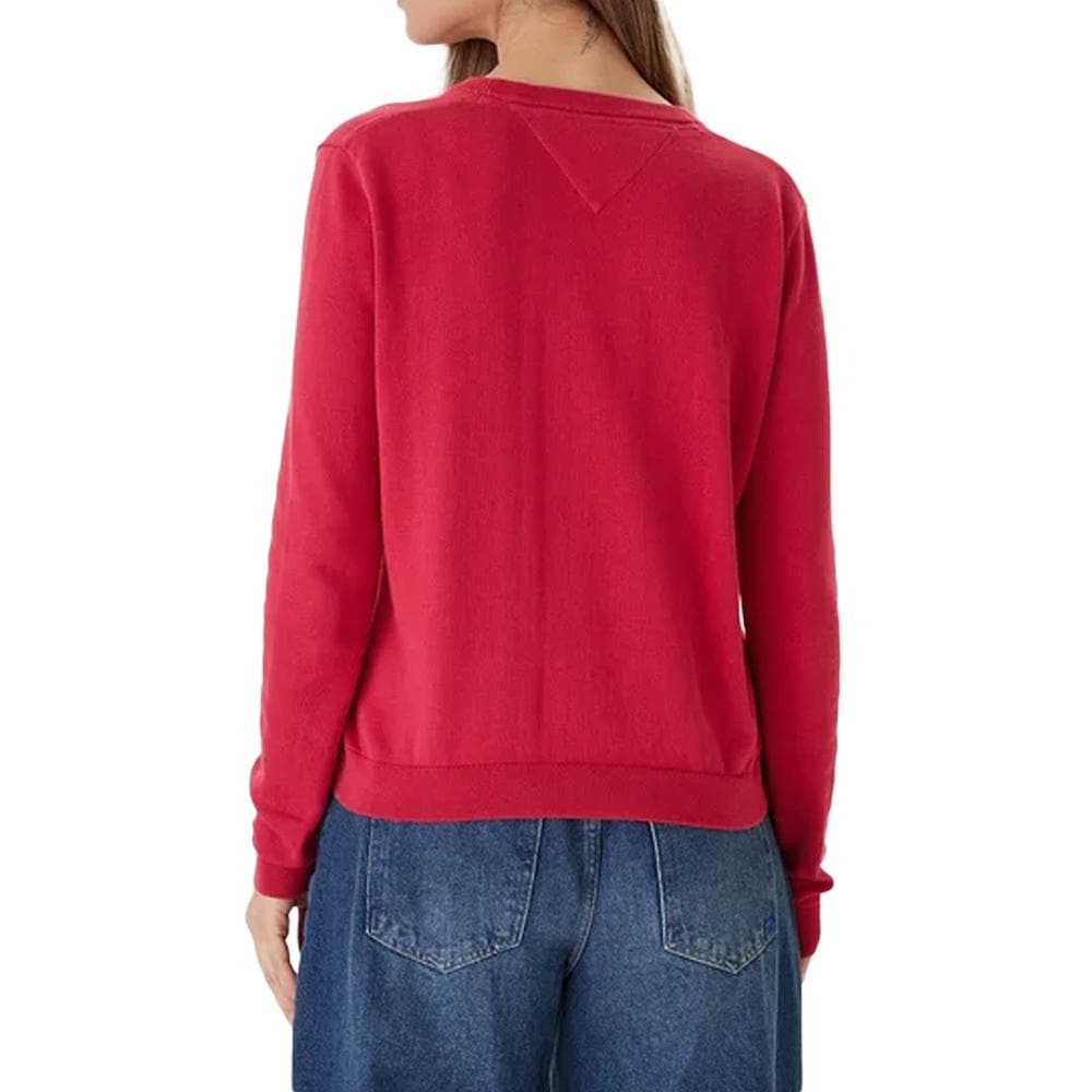 Pull Rouge Femme Tommy Hilfiger Vneck 2