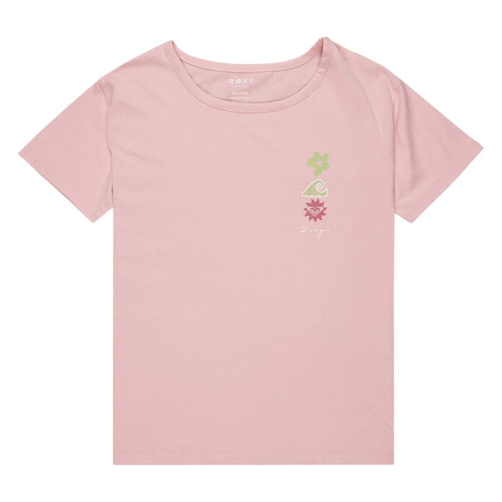 T-Shirt Rose Fille Roxy Day and night ERGZT04116 1