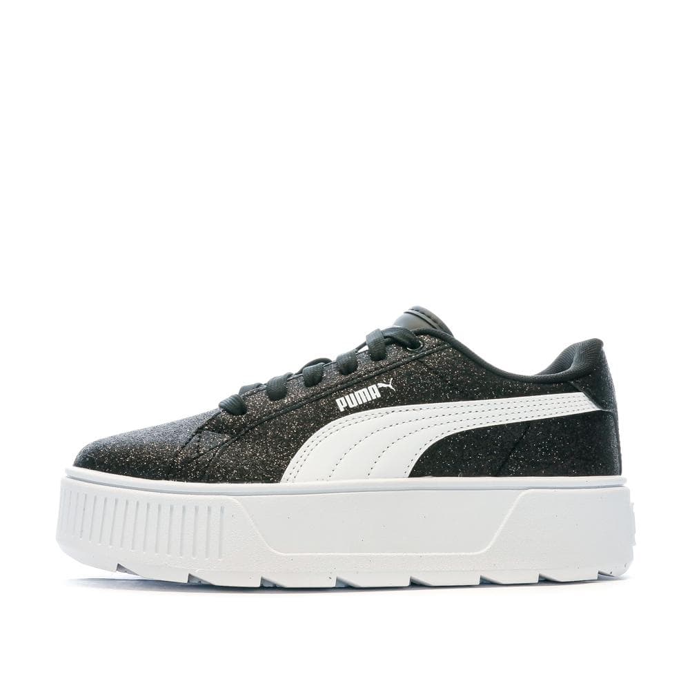 Baskets Noir/Paillettes Femme Puma Karmen Glitz 1