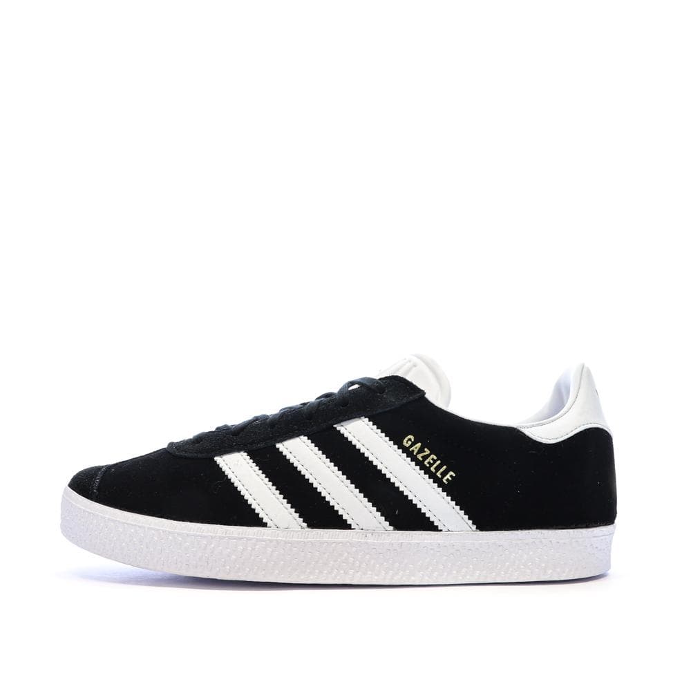 Baskets Noires Mixte Adidas Gazelle J 1