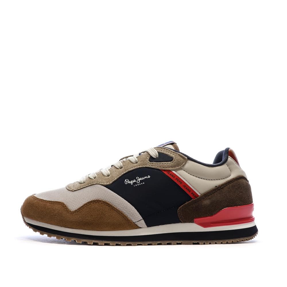 Baskets Marron Homme Pepe jeans London Life 1