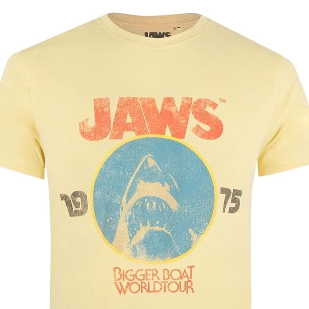 T-Shirt Orange Homme Jaws World Tour 2