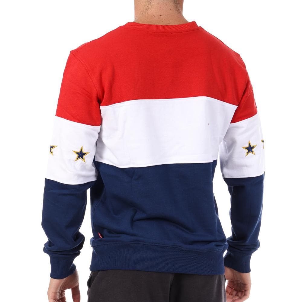 Sweat Rouge/Blanc/Bleu Homme Supreme Grip Silac 2