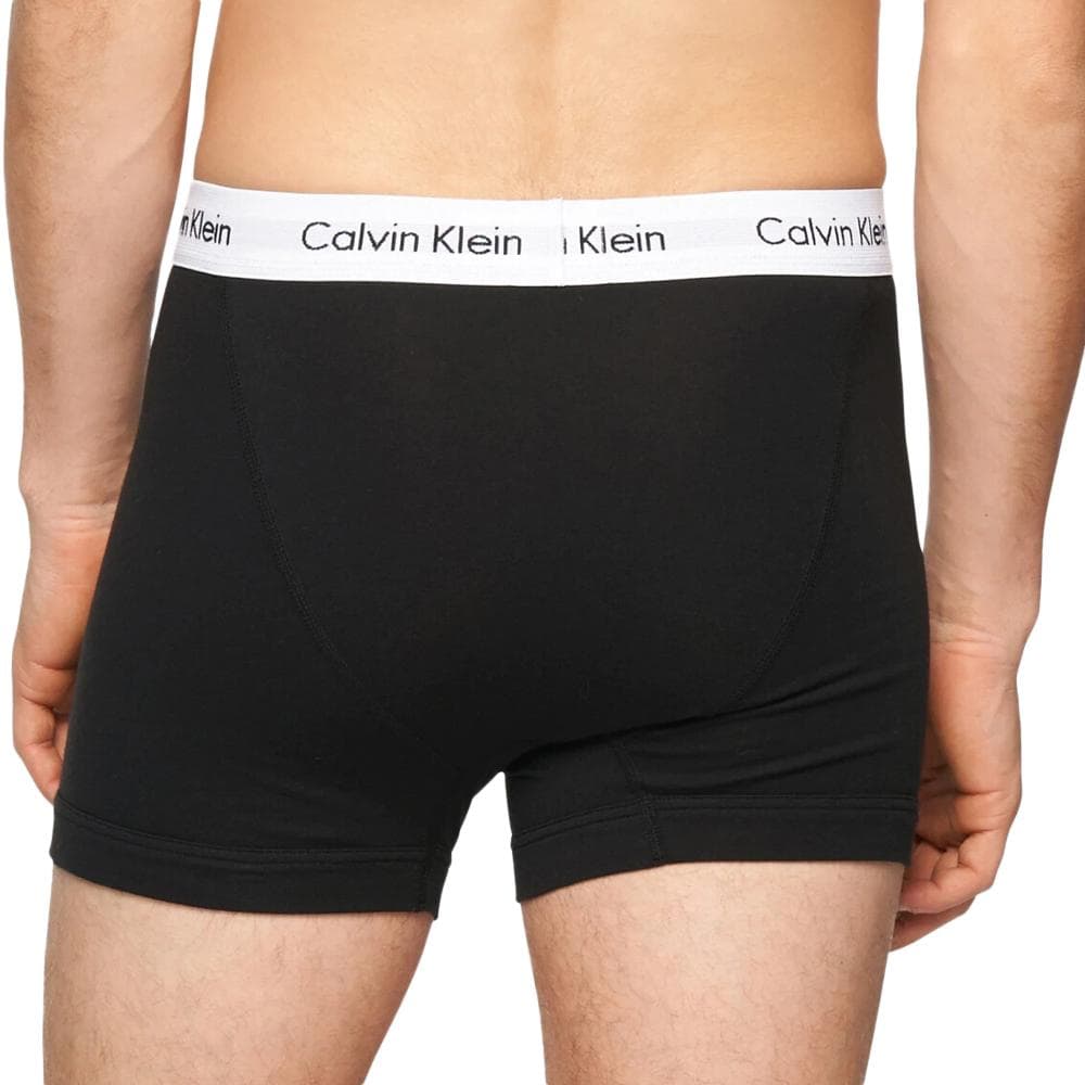 X3 Boxers Noir/Blanc Homme Calvin Klein Jeans Trunk 3p 3