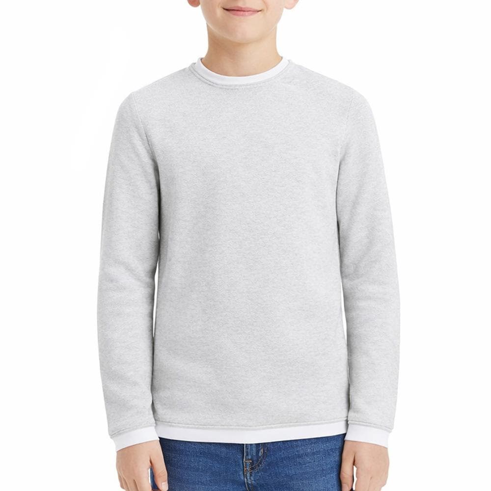Pull Gris Garçon Jack & Jones Twinn Knit Neck 1
