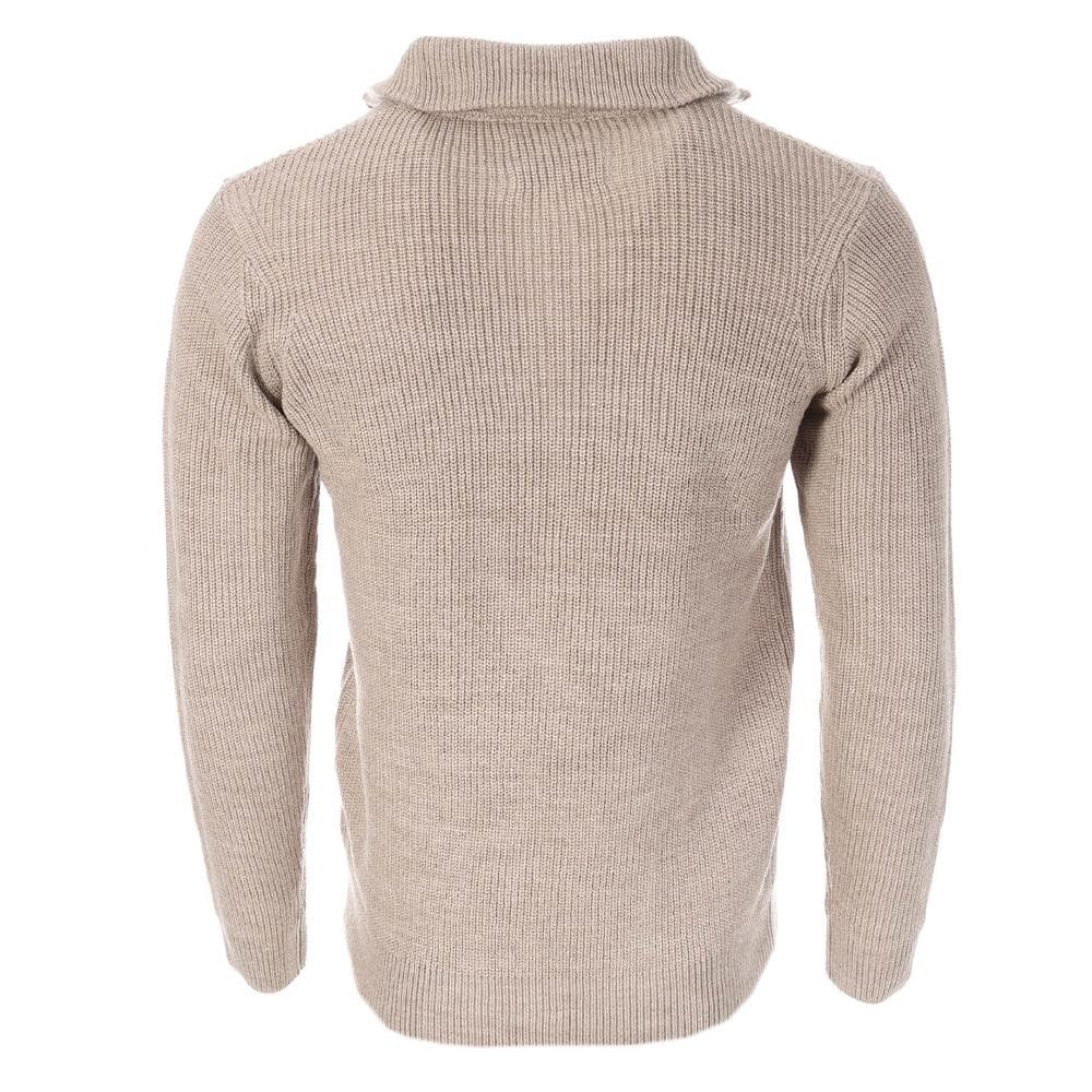 Pull 1/4 Zip Beige Homme RMS26 Camioneur 2