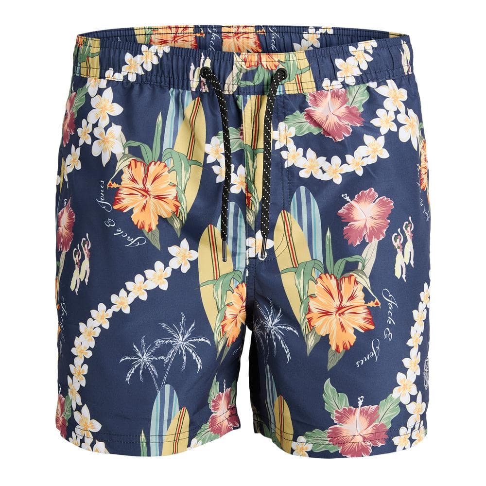 Short de bain Marine Homme JACK & JONES Fleurs 1
