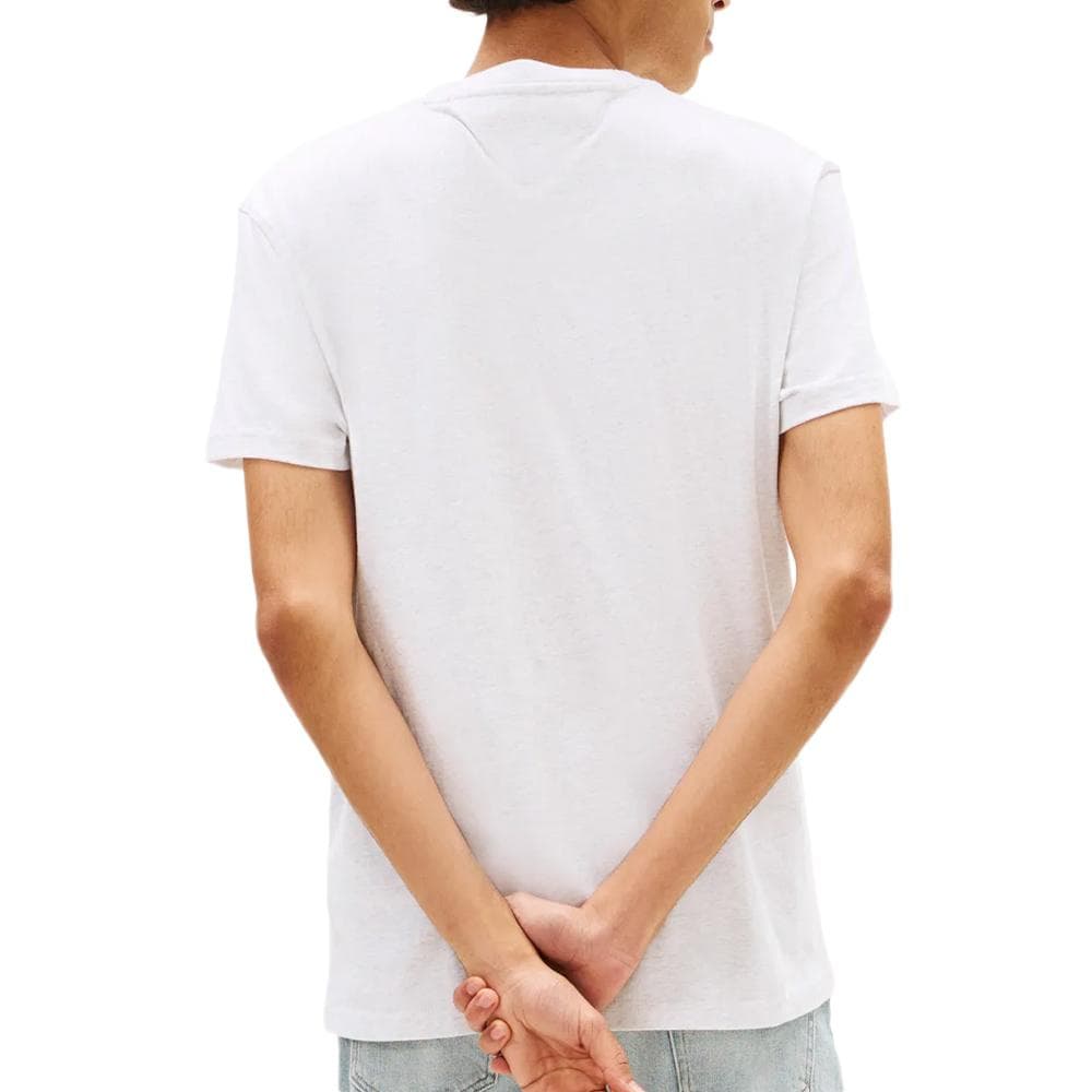 T-shirt Blanc Homme Tommy Hilfiger Tjm Slim Linear 2