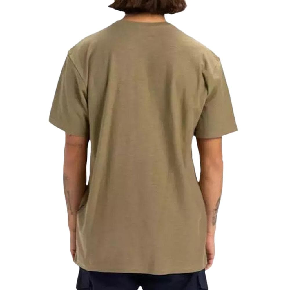T-Shirt Kaki Homme Quiksilver Slub roundneck 2