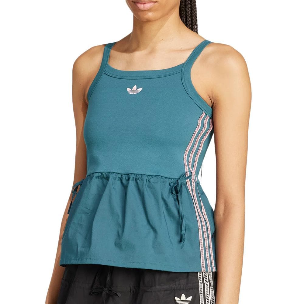 Débardeur Vert/Rose Femme Adidas KC0766 1