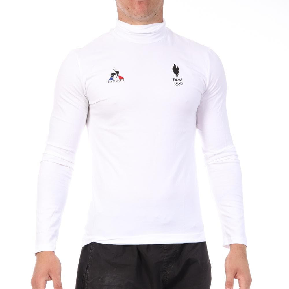 T-Shirt Manches Longues Blanc Homme Le Coq Sportif Autres 1
