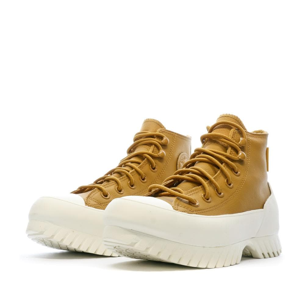 Baskets Moutarde Femme Converse Lugged Winter 2.0 6