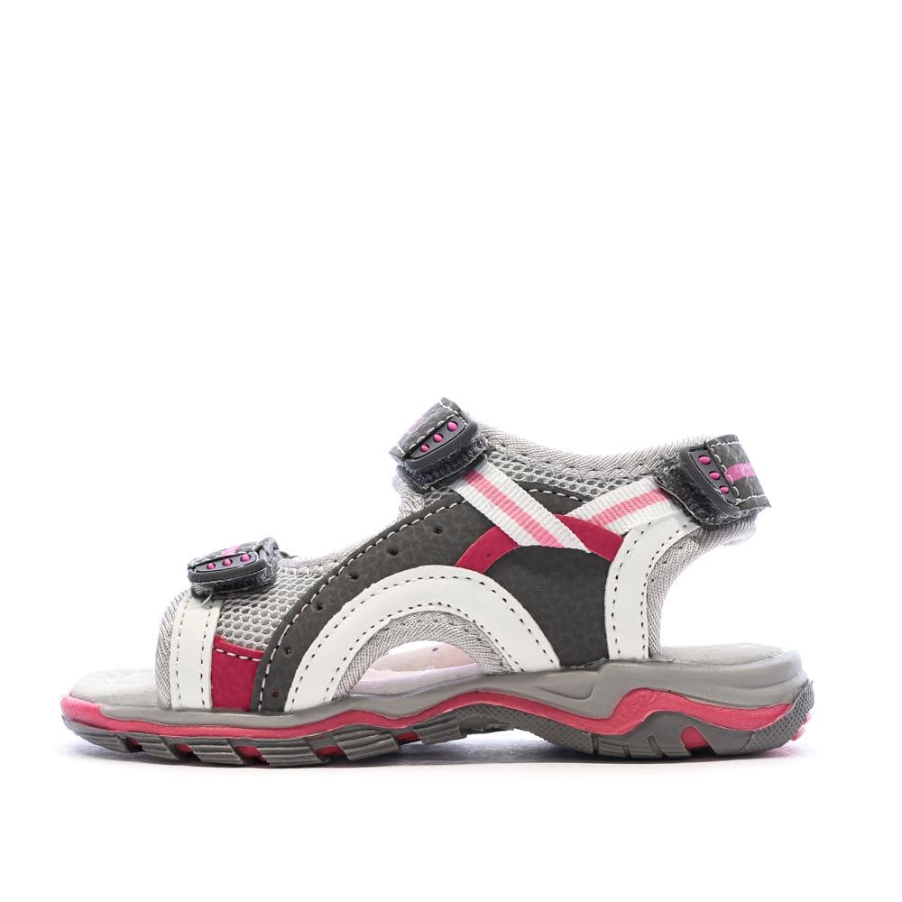 Sandales Grises/Rouges Bébé Kimberfeel Missi 1