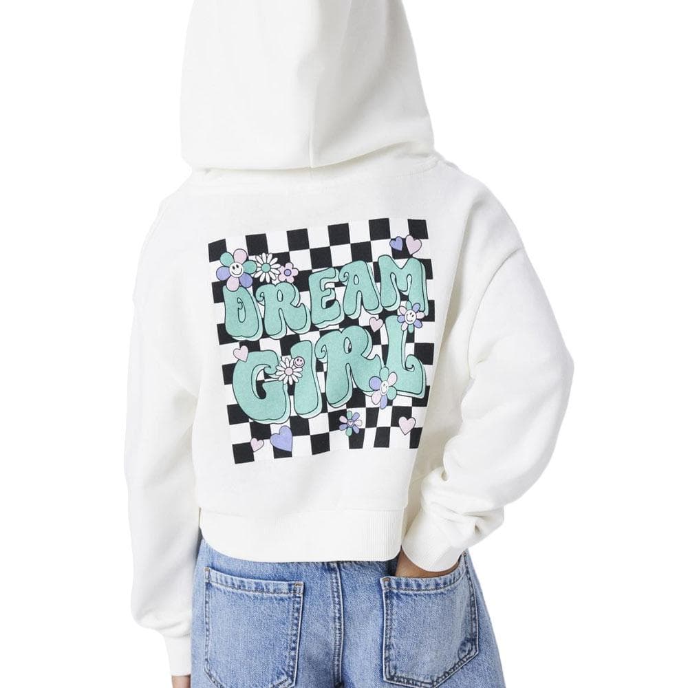 Sweat à Capuche Blanc Fille Name it Tara 3