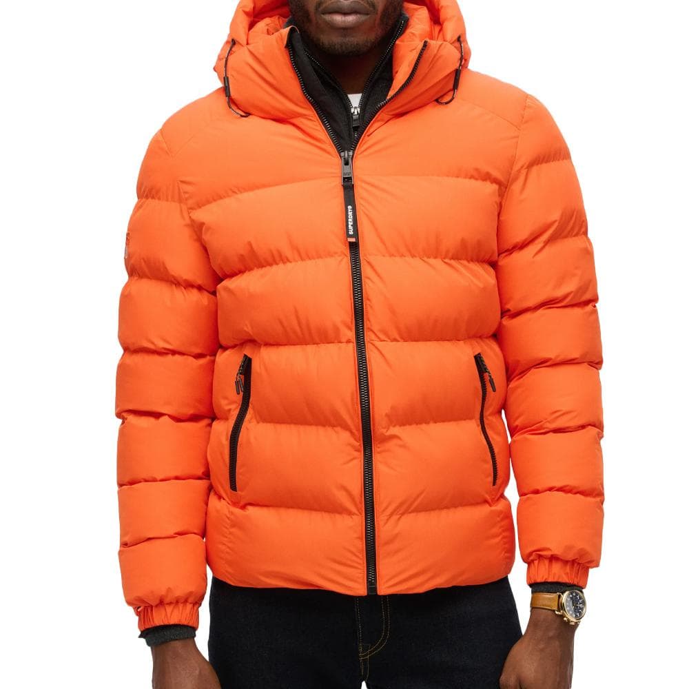 Doudoune Orange Homme Superdry Hooded 1