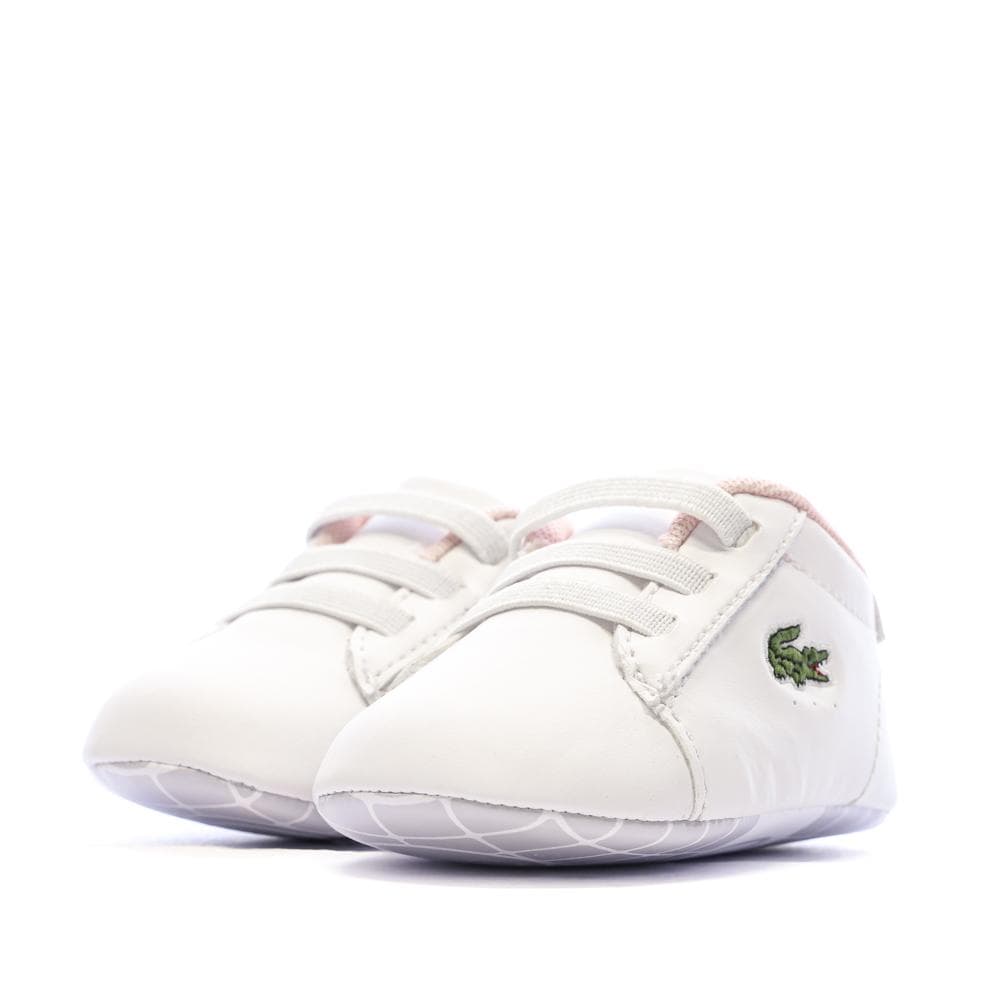 Baskets Blanches/Rose Bébé Lacoste Carnaby Set 225 6