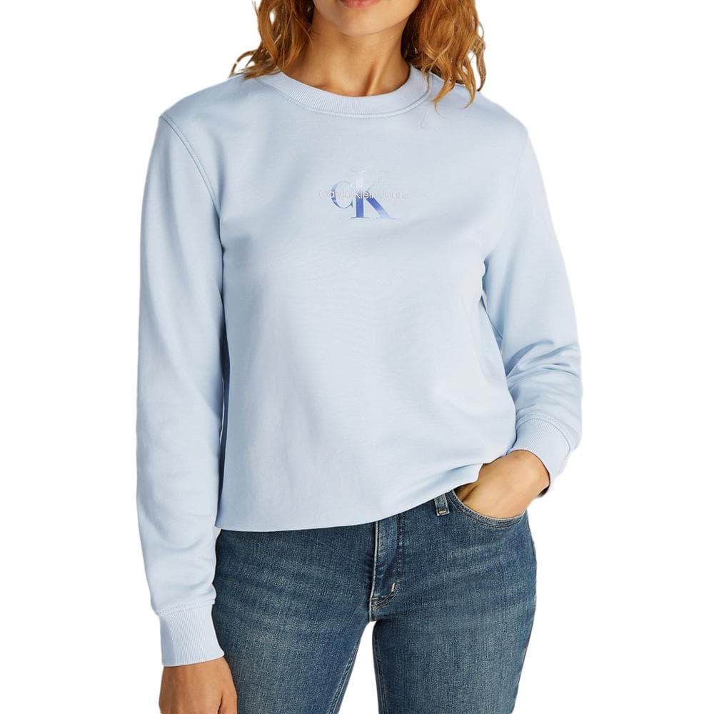 Sweat Bleu Femme Calvin Klein Gradient Monologo 1