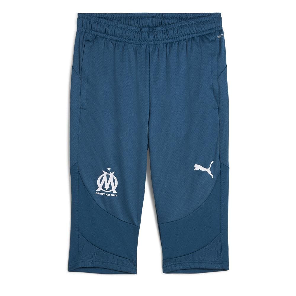 OM Short de Sport Bleu Homme Puma Om Training 3/4 1