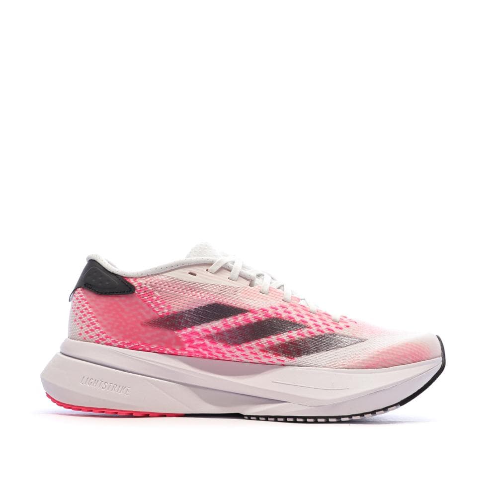 Chaussures de running Blanches/Roses Femme Adidas Adizero 2