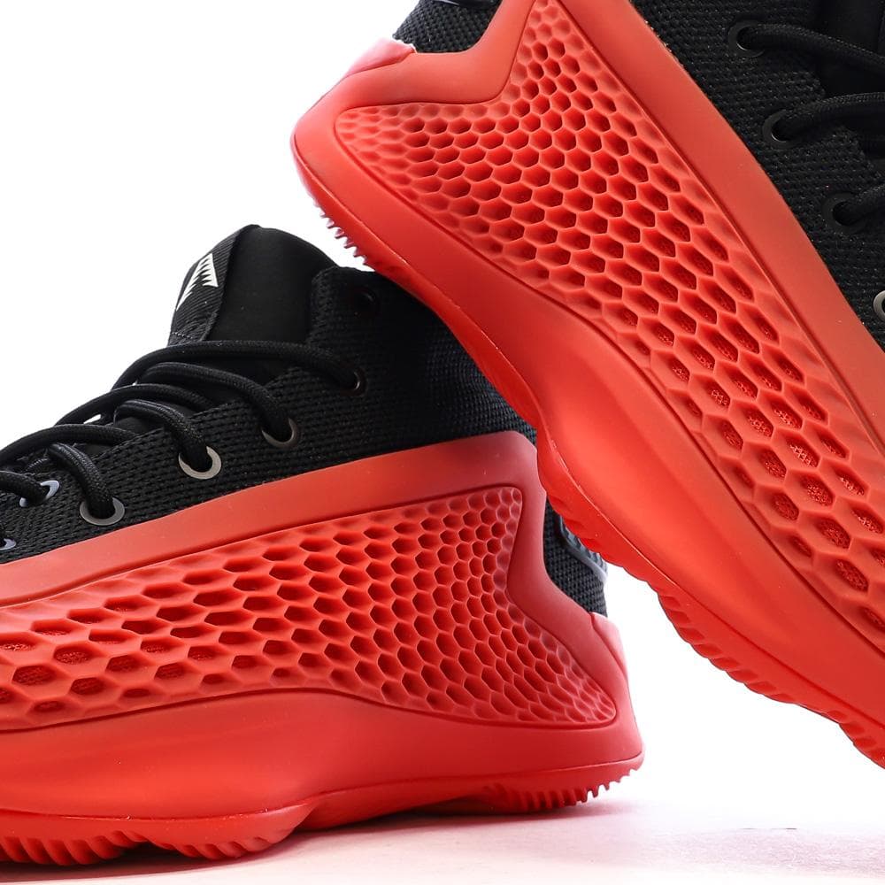 Chaussures de Basketball Rouge/Noir Homme Adidas Anthony Edwards 7