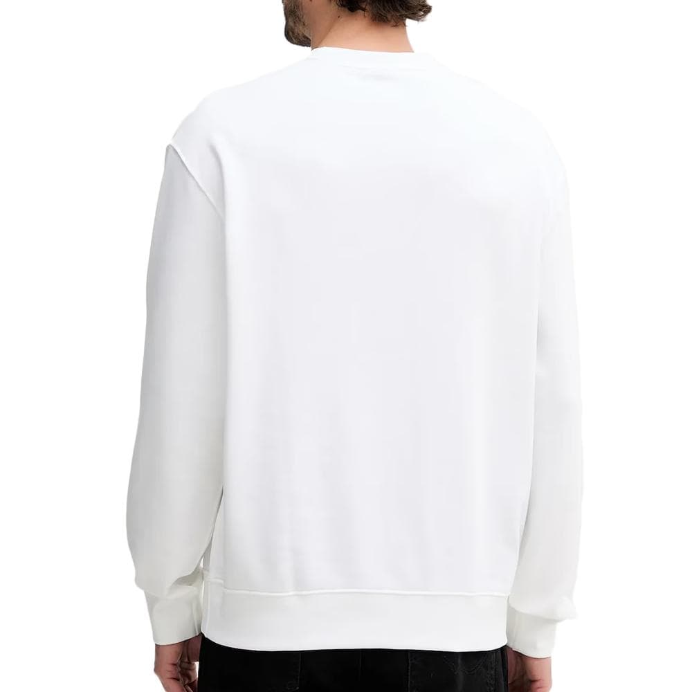 Sweat Blanc Homme Calvin Klein Jeans Badge Terry 2