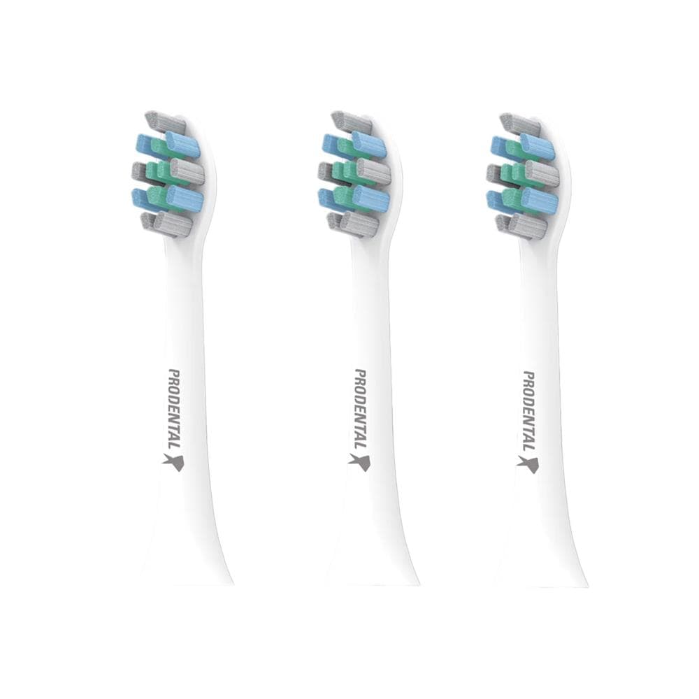 x3 Brossettes de Rechange Prodental Sensitive Action 1