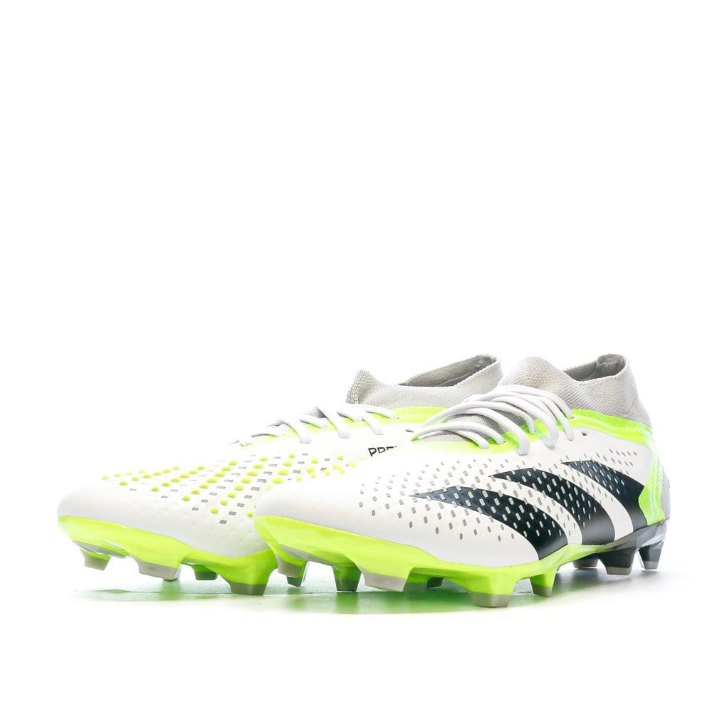 Chaussures de foot Blanc/Vert Homme Predator Accuracy.2 FG 6