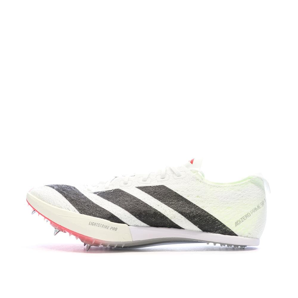 Chaussures d'athlétismes Blanches/Noires homme Adidas Adizero Prime 1