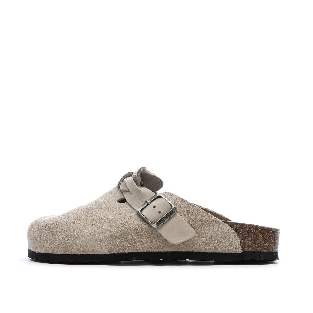 Sabot Taupe Femme Birkenstock Boston 1