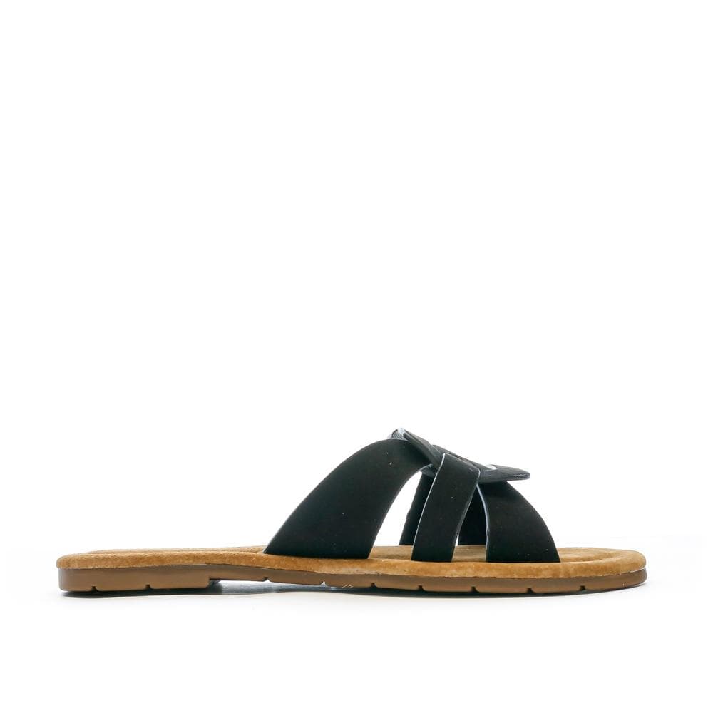 Claquettes Noires Femme Chattawak Pace 2