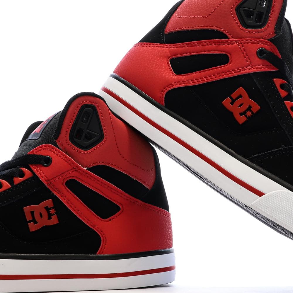Baskets Noir/Rouges Homme Dc shoes Pure 7