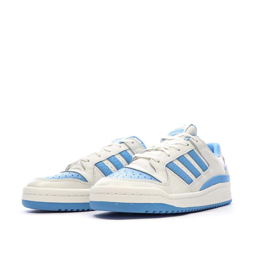 Baskets Blanches/Bleu Homme Adidas Forum 6