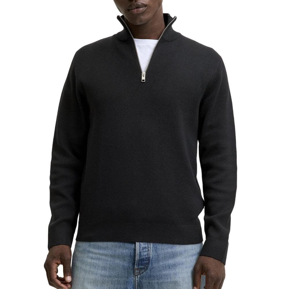 Pull Noir Homme Jack & Jones Milanoe 1